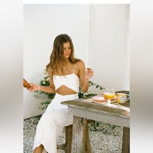 Sabo Skirt Indya Dress in White